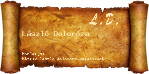 László Doloróza névjegykártya